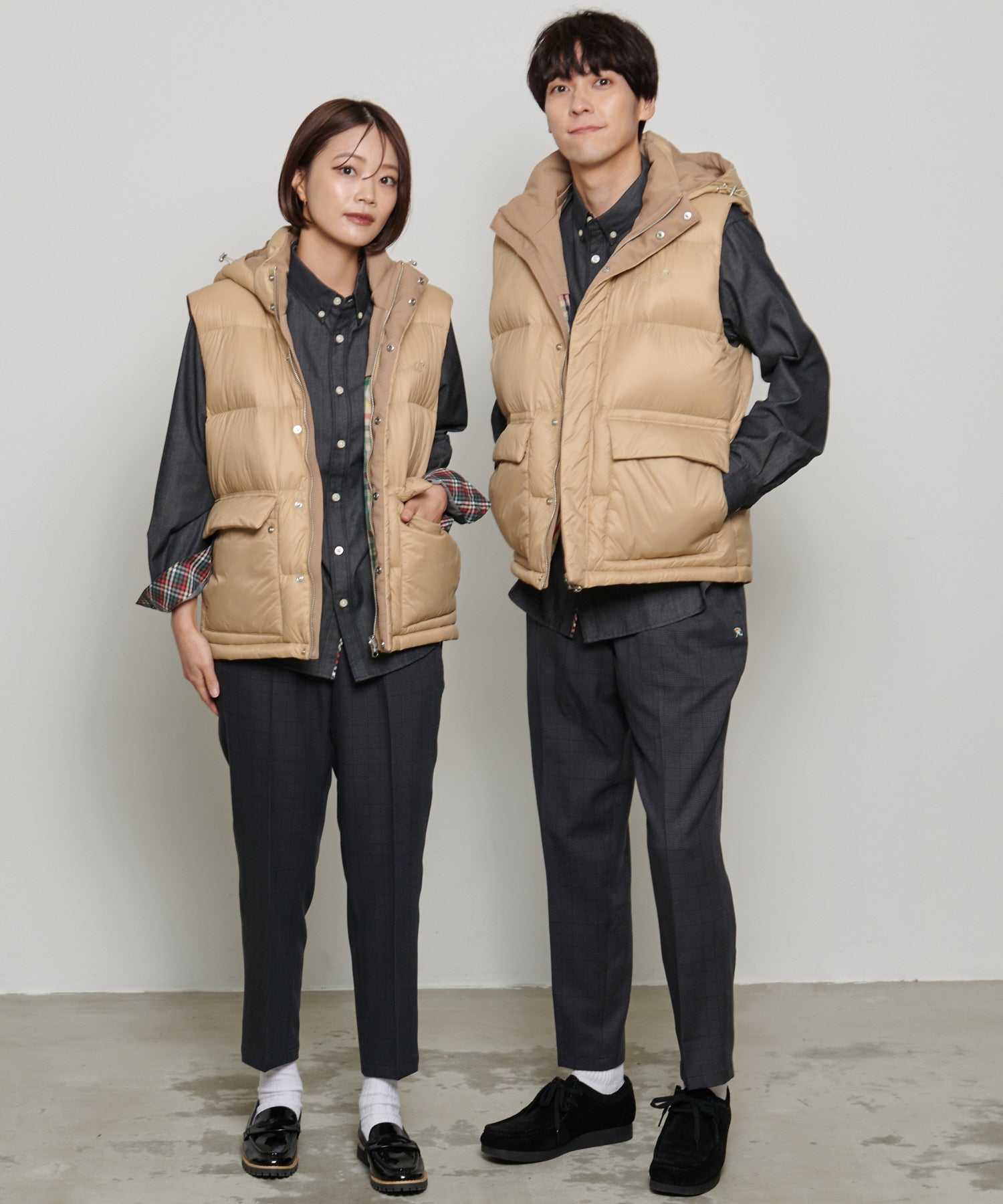 4WAY リバーシブル シェアダウンベスト（ダウンベスト/ユニセックス