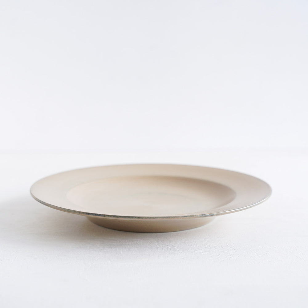 赤木明登 デザート皿 白 – 雨晴/AMAHARE