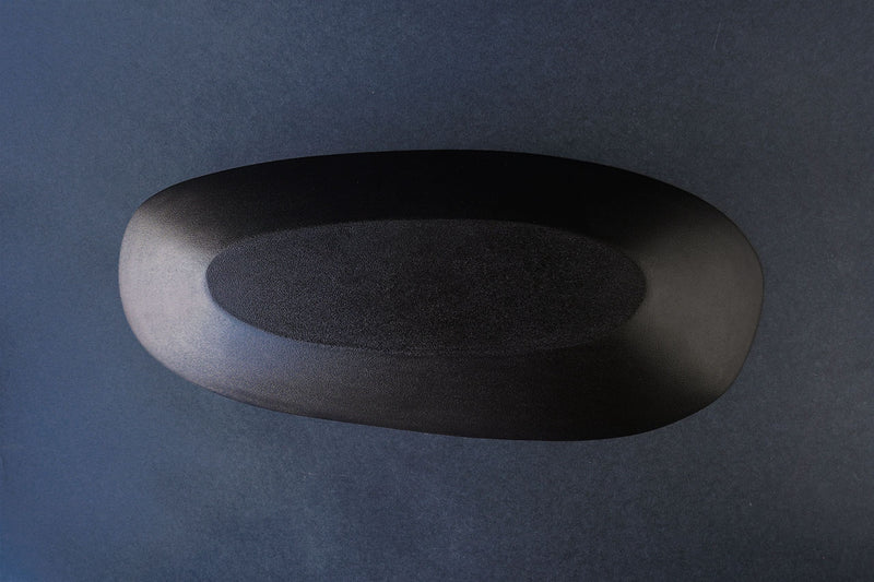 赤木明登 石丸皿 大 A 古銀 – 雨晴/AMAHARE