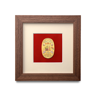 純金彩色小判額 「桃の節句」 | 高品質 金・プラチナ