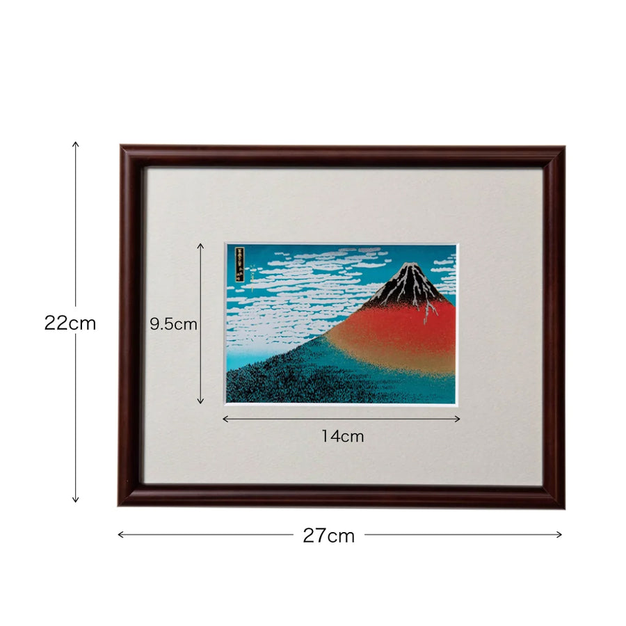 金蒔絵「赤富士（凱風快晴）」 – Shop of Hokusai ｜ 北斎館ネットショップ