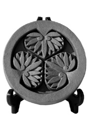 京瓦.com / 丸に三つ葉葵（まるにみつばあおい）