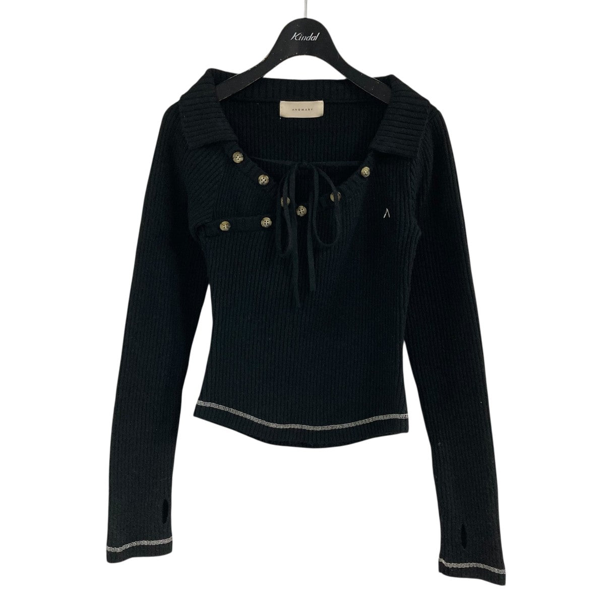 ANDMARY(アンドマリー) プルオーバーボタンデザインセーター AM1546