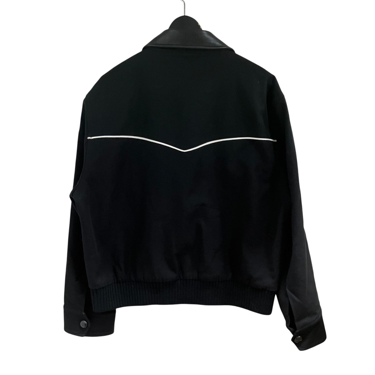 ERNEST W．BAKER(アーネスト ダブル ベイカー) 襟レザージップアップ