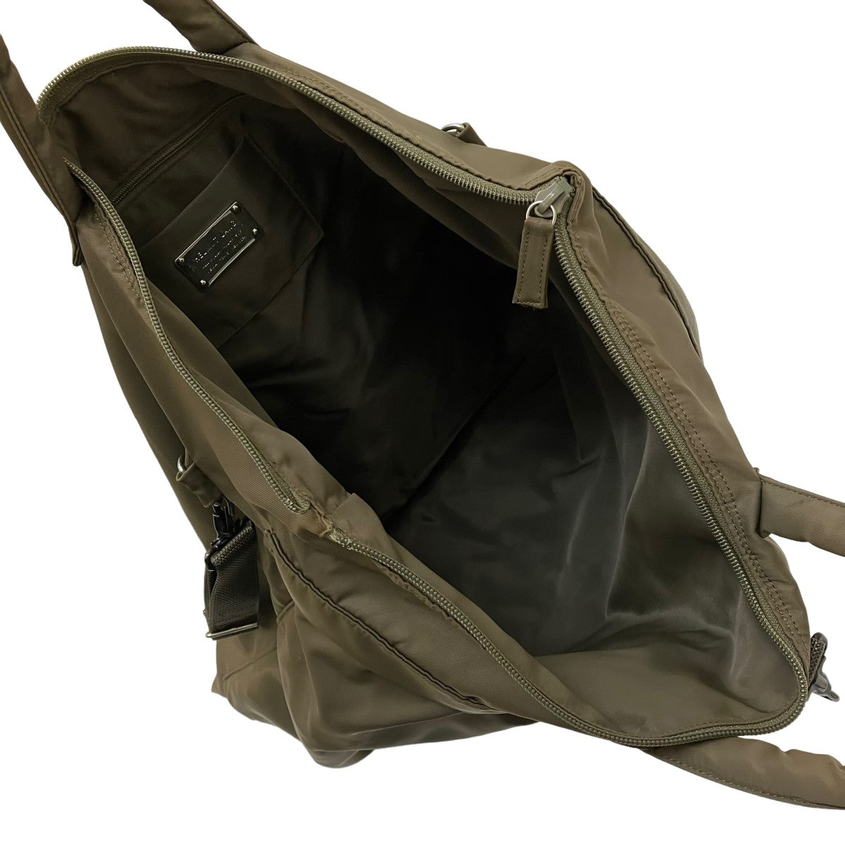 HELMUT LANG(ヘルムートラング) 本人期ヘルメットバッグ カーキ