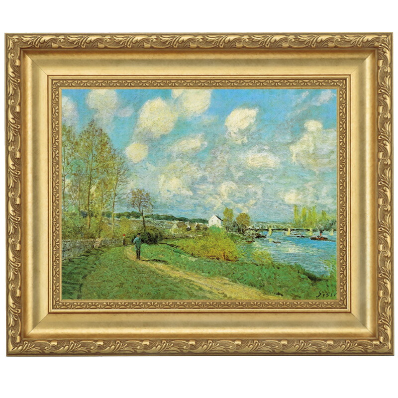 楽天市場】フィンセント・ファン・ゴッホ 複製名画 「クロー平野の収穫