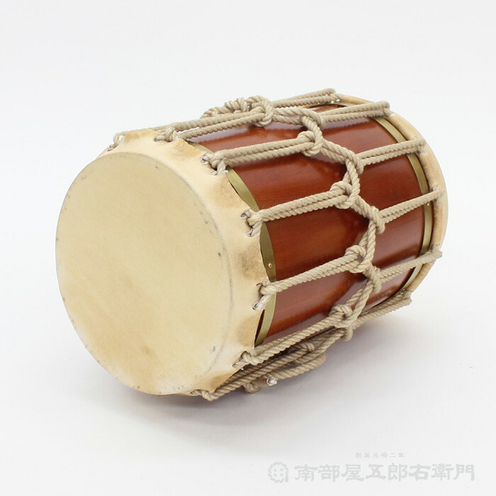 楽天市場】【当店の太鼓職人が製作した獅子舞用の太鼓】桶胴太鼓7寸 革