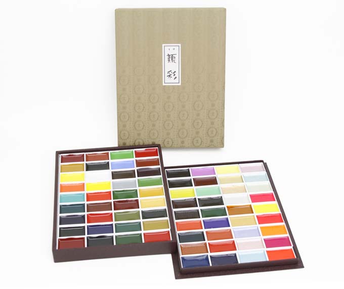 楽天市場】吉祥 顔彩 100色セット （名村大成堂オリジナル） : アーク