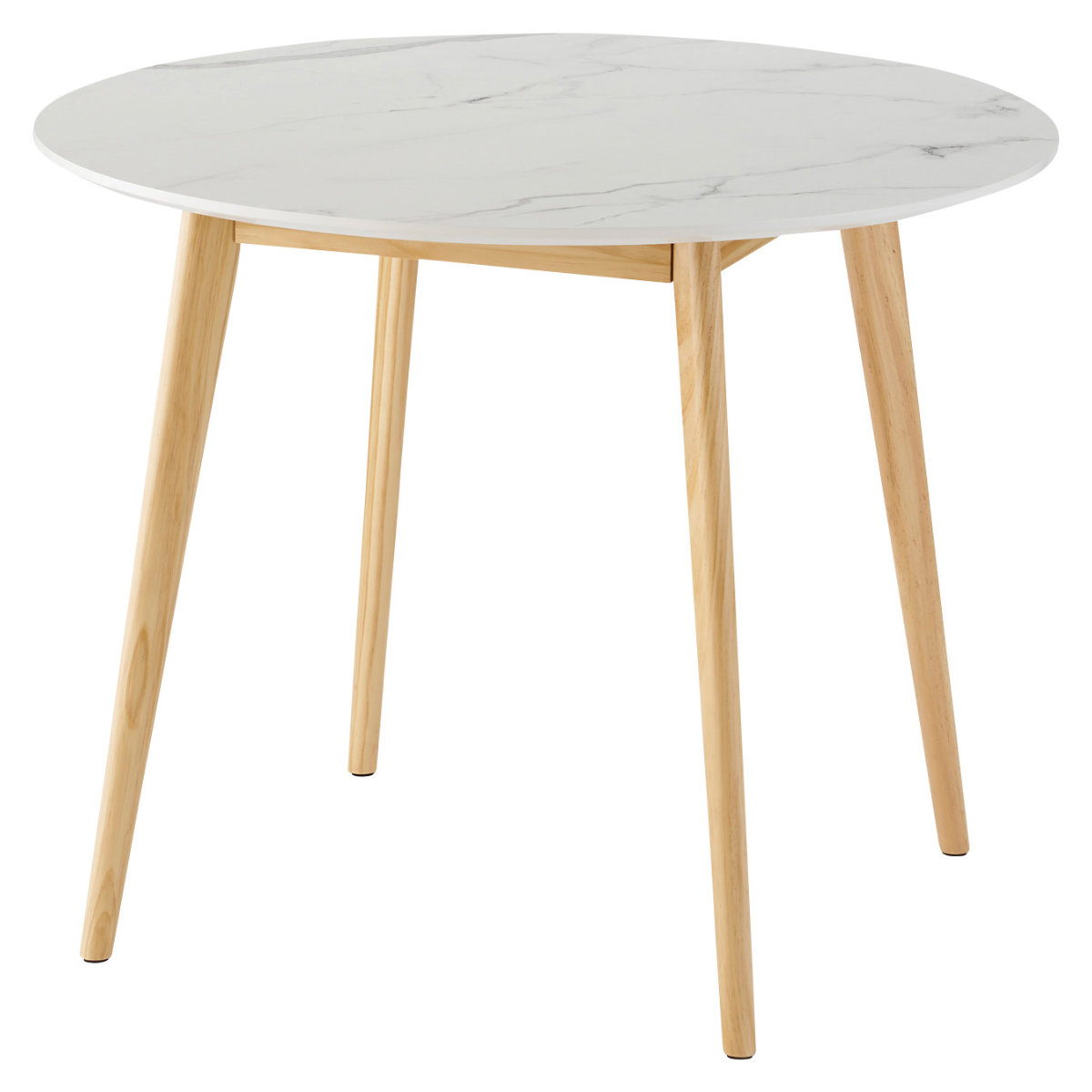 東谷 ダイニングテーブル 円型 直径90cm 高さ72cm 大理石調 ラウンド