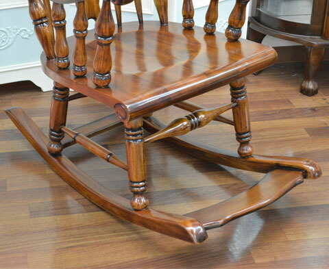 高級 マホガニー ロッキングチェア 木製 アンティーク 家具 クラシック