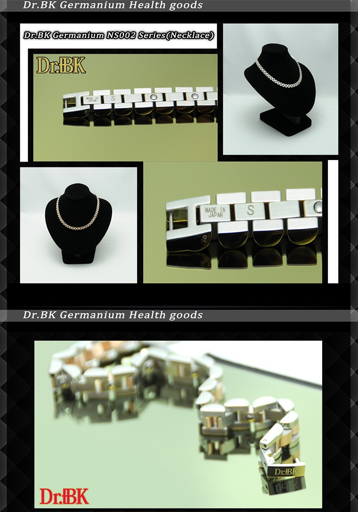 Dr.+BK ゲルマニウムネックレス NS002KPシリーズ（ピンクゴールド