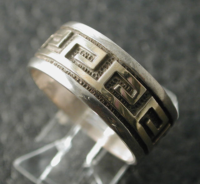 シルバーアクセサリー インディアンジュエリー ホピ リング Art Honani
