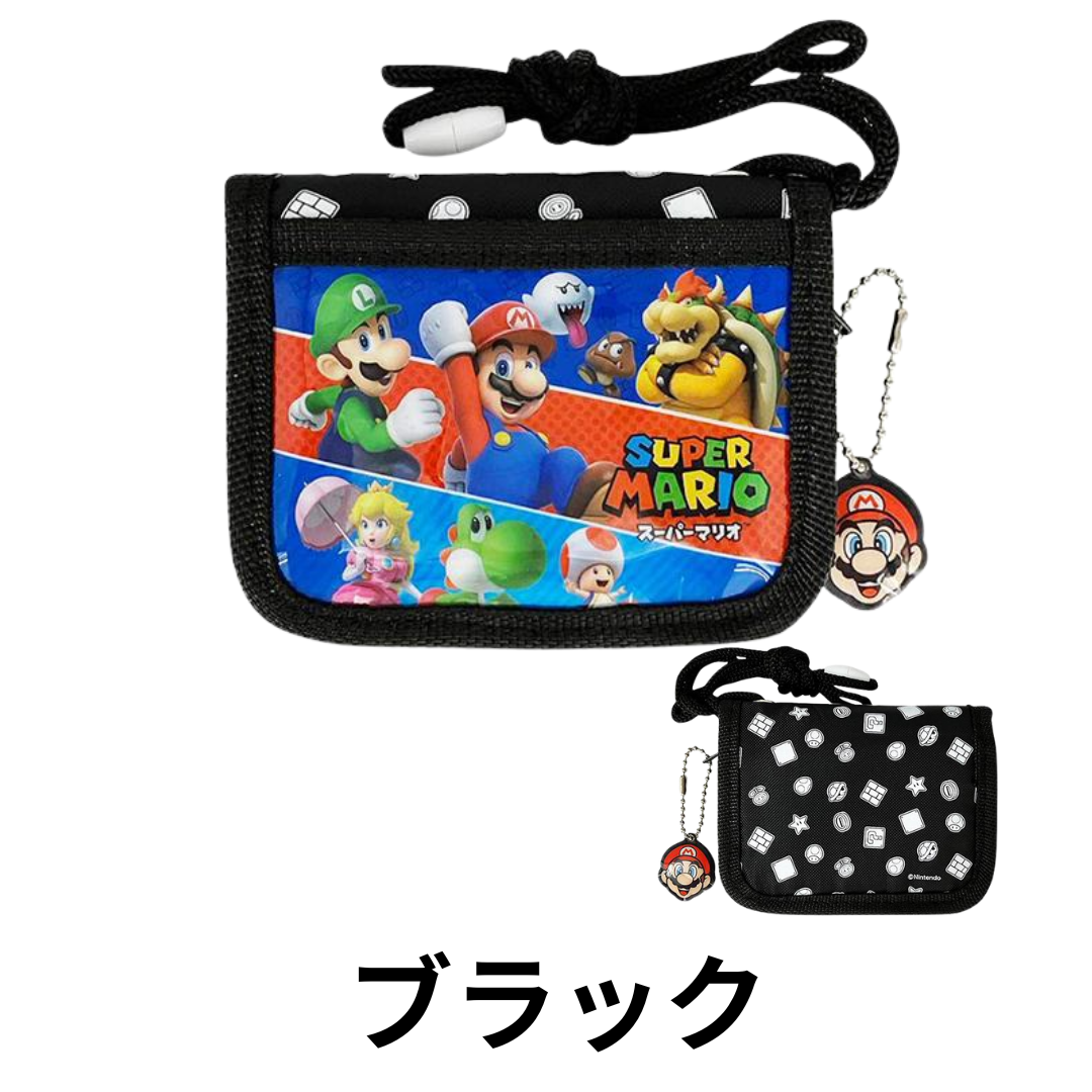 スーパーマリオ 財布 子ども用 ウォレット キッズ 小銭入れ カード入れ