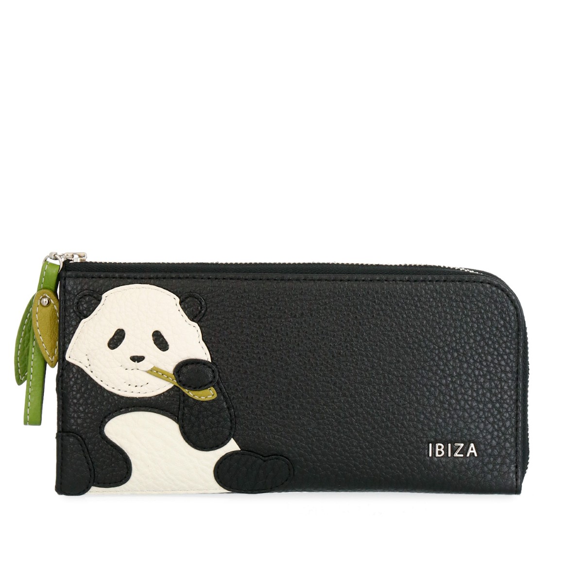 イビサ公式 パンダ 長財布 L字ファスナー 大人 かわいい 人気 ぱんだ