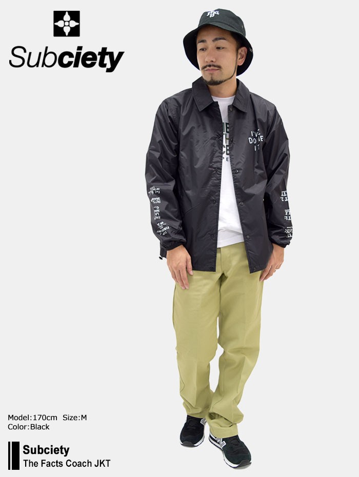 Subciety（サブサエティ） ジャケット メンズ ザ ファクツ コーチ