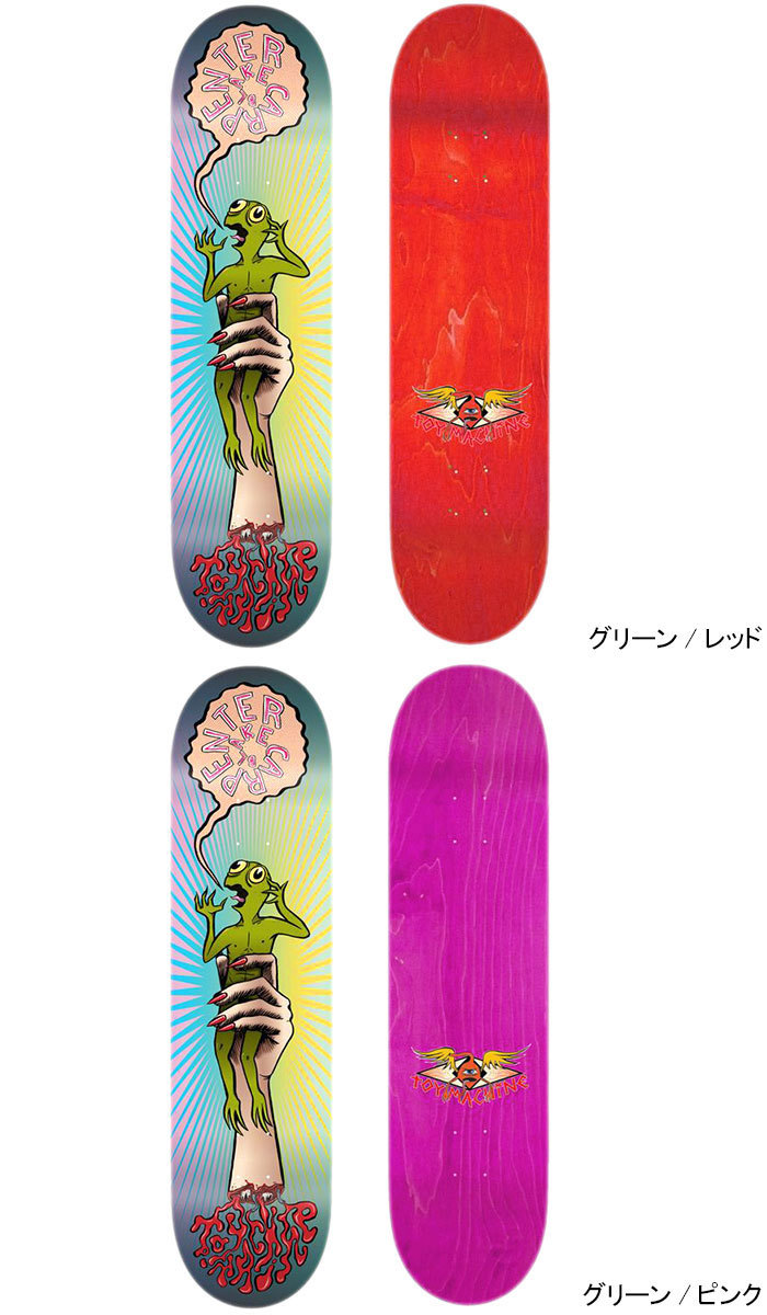 TOY MACHINE（トイマシーン） スケボー スケートボード デッキ 8.0