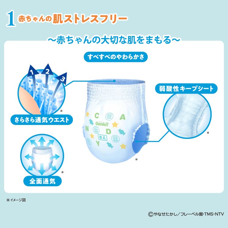 Genki! おむつ オムツ 紙おむつ ビッグより大きい ゲンキ パンツ 4個
