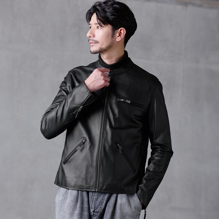 sankyo shokai（三京商会） [28h限定10%off]レザージャケット メンズ