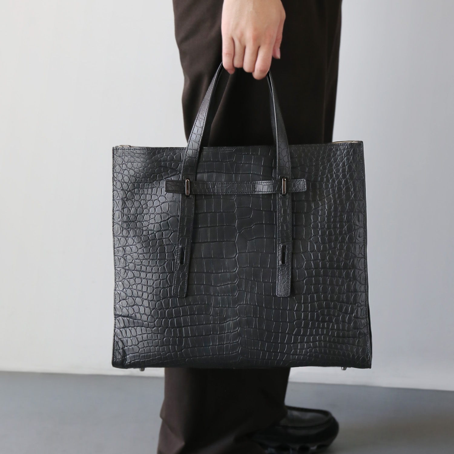sankyo shokai（三京商会） ［期間限定価格］クロコダイル トート