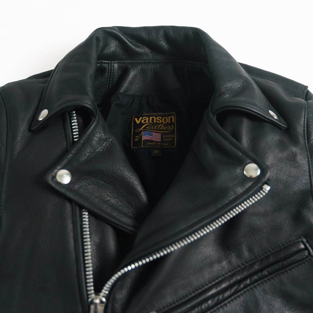 VANSON（バンソン） VANSON C2R ダブルライダース ソフトカウレザー