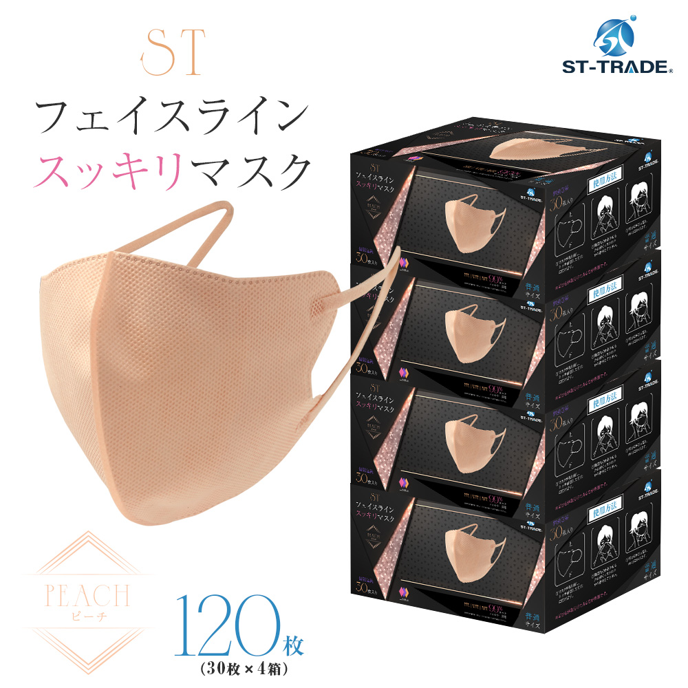 STフェイスラインすっきりマスク 120枚入り MRIでも使える カケンPFE