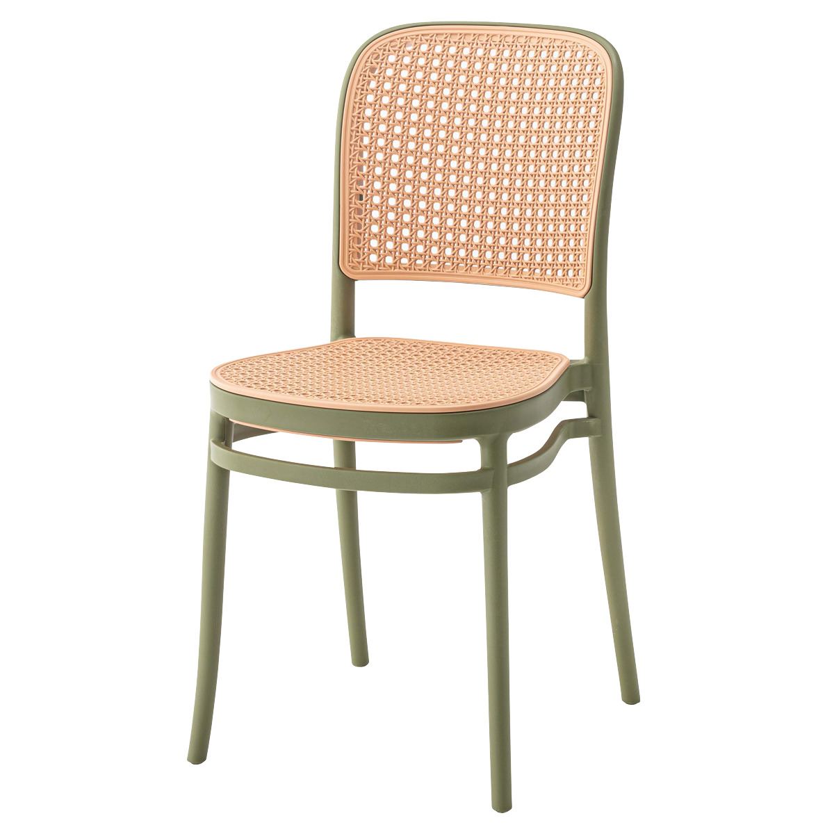 yabugarashi ラタンスタッキングチェア1脚 yabugarashi ラタン