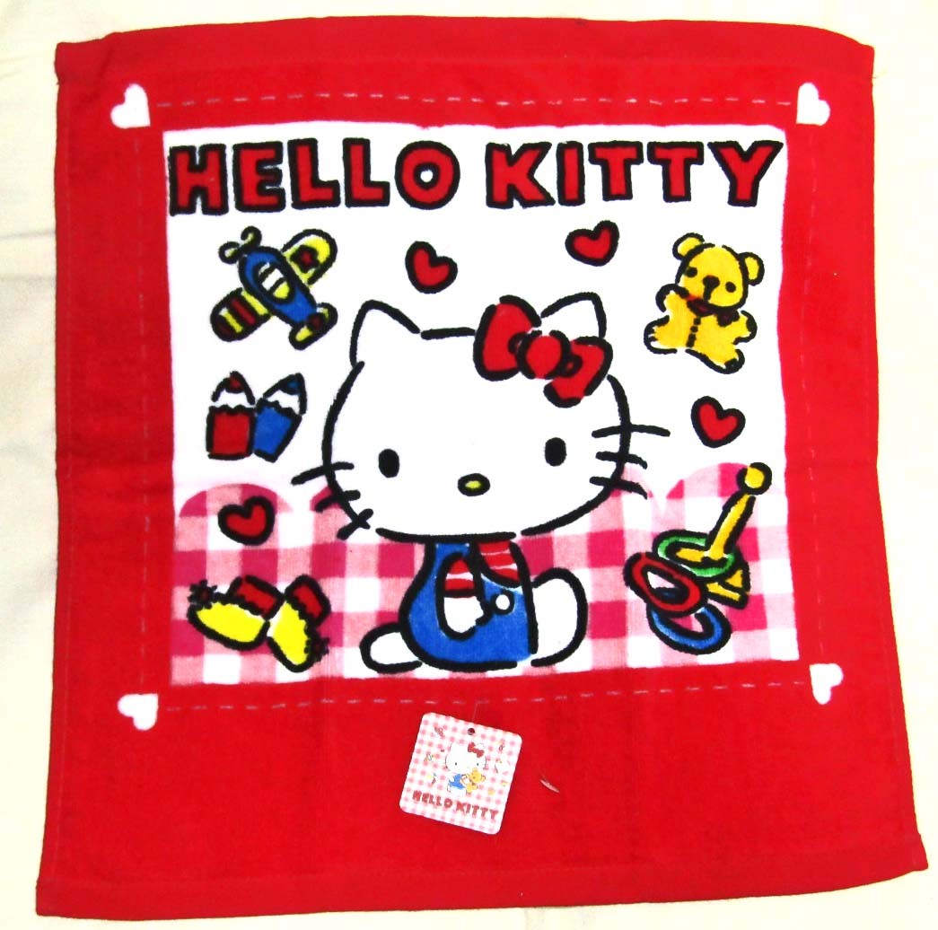 キティちゃん ハンドタオル タオルハンカチ : STAND UP Yahoo!ショップ