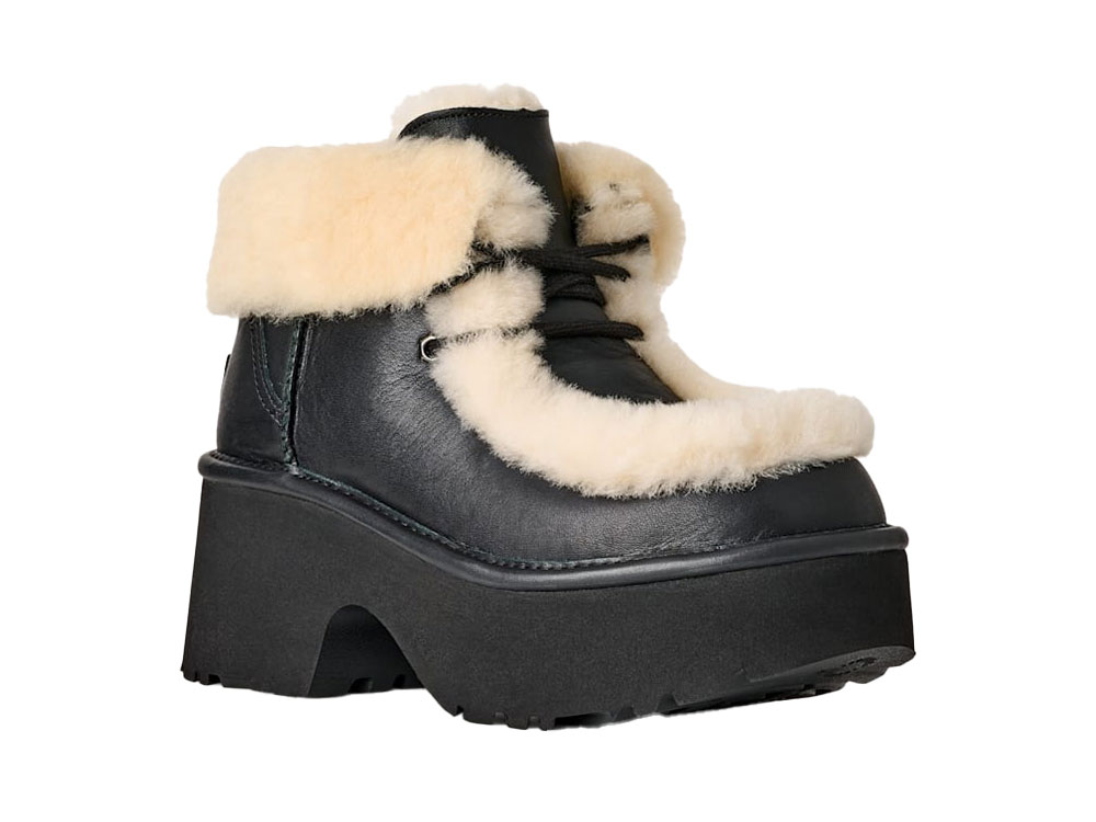 UGG（アグ） レディース ブーツ エスミー レザー レースアップ