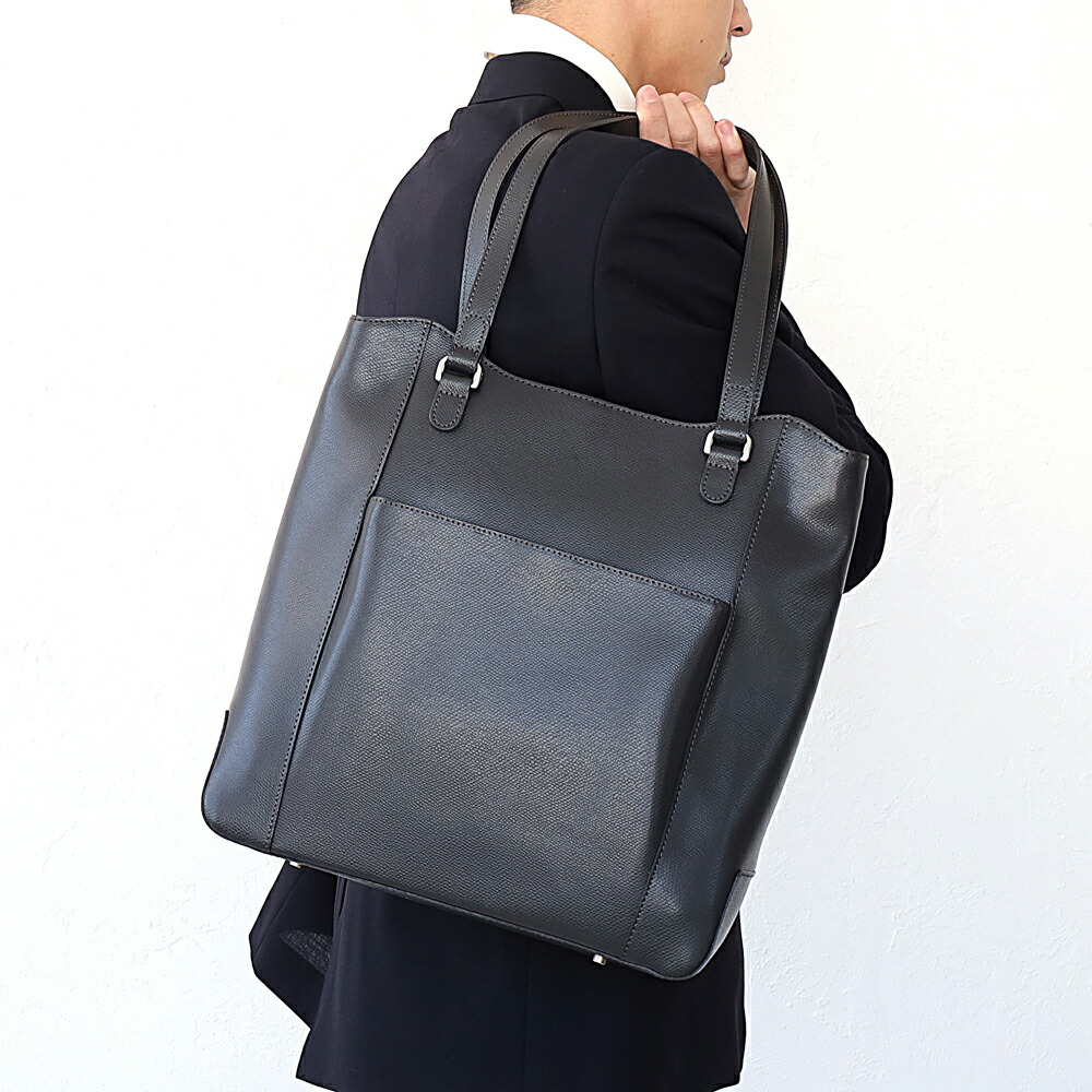 aniary（アニアリ） エス-フィルム レザー トート ハンドバッグ 通勤