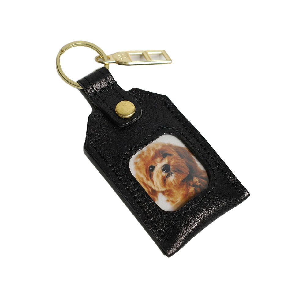 GRIMM LAB グリムラボ 御守り フォト キーホルダー 日本製 レザー 革