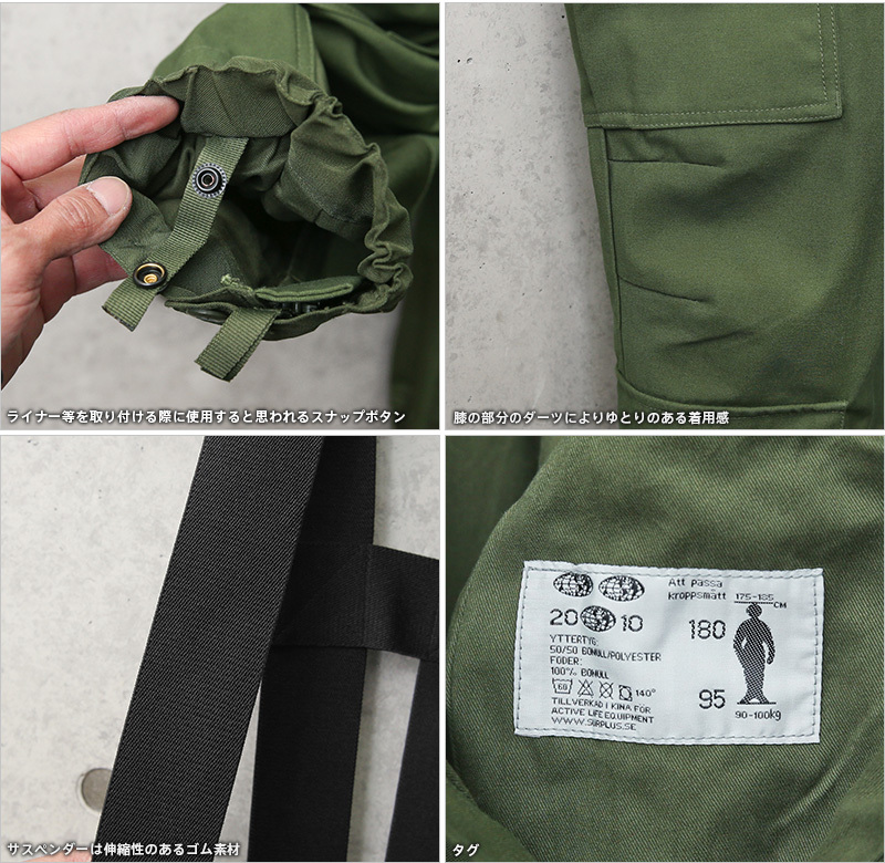 MILITARY（ミリタリー） 新品 ALE社製 スウェーデン軍 COMMERCIAL