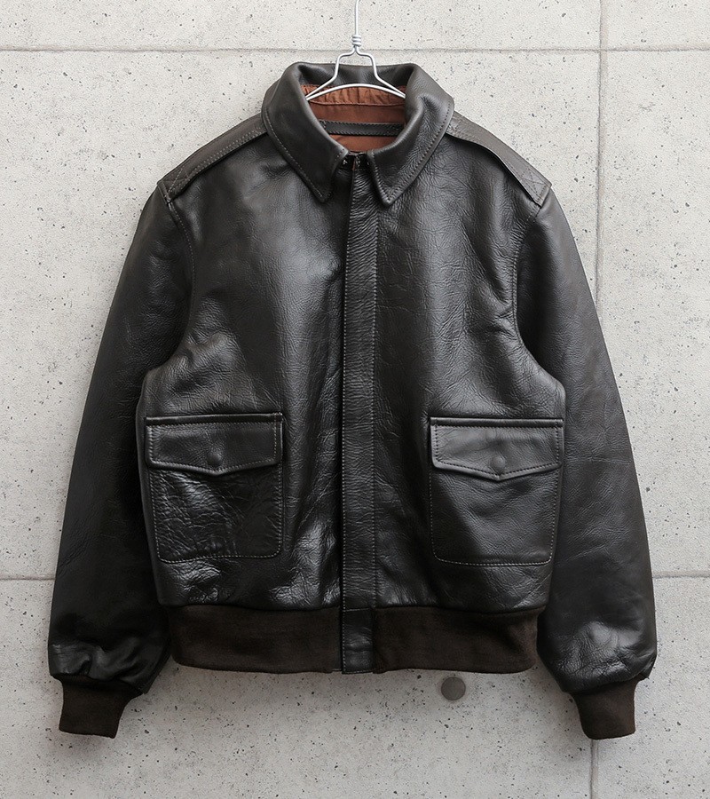 MILITARY（ミリタリー） 新品 米軍タイプ A-2 レザーフライト