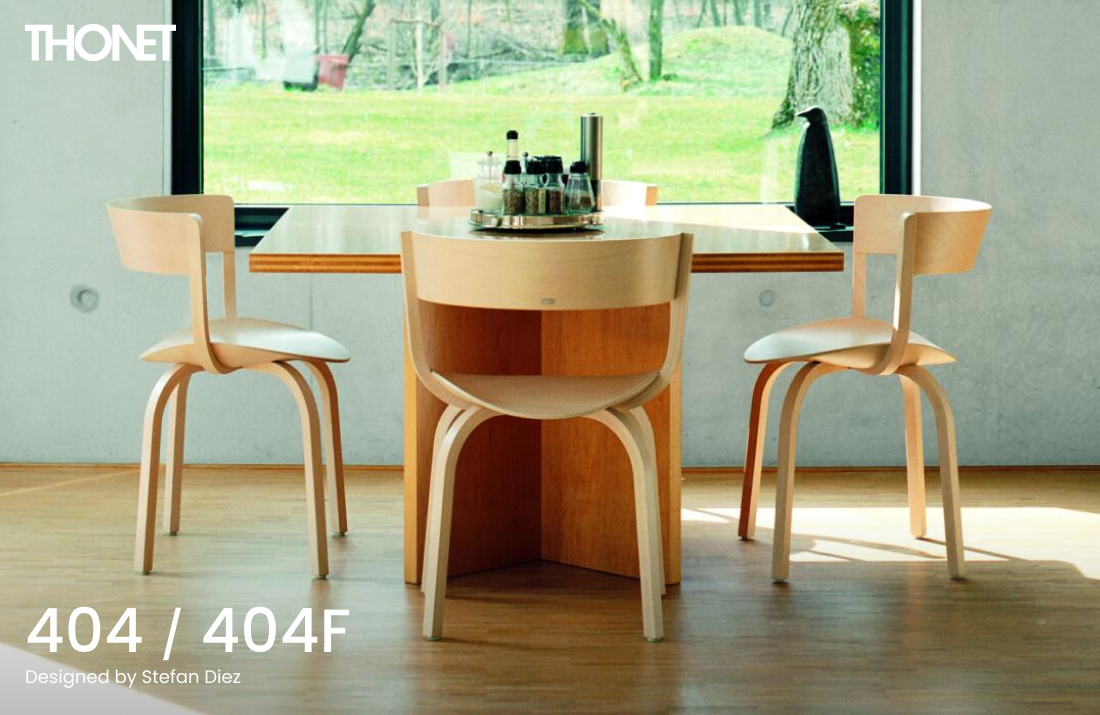 THONET（トーネット）ダイニングチェア 404 バニッシュ (受注品