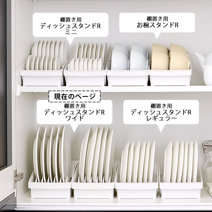 リッチェル（Richell） 食器 収納 ケース トトノ 棚置き用 ディッシュ