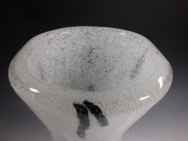 岩田藤七作 【風雪】 気泡ガラス 花瓶 共箱 – smileantiques