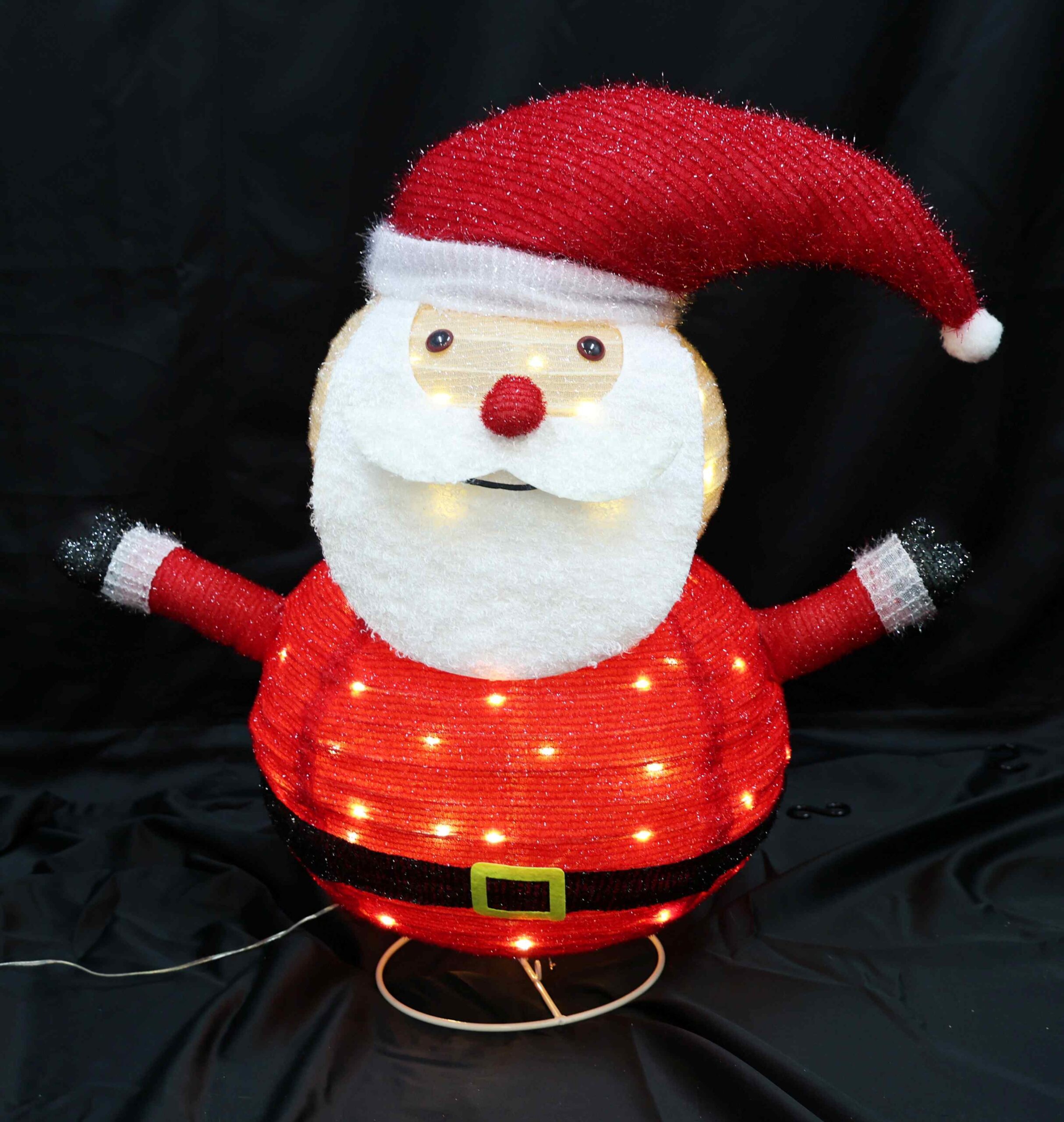 サンタクロース 電灯 ライト 装飾 100cm トラディショナル 置物 米国製