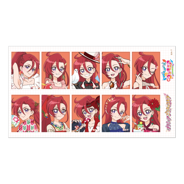 トロピカル～ジュプリキュア！】証明写真風デコレーションラベル 滝沢