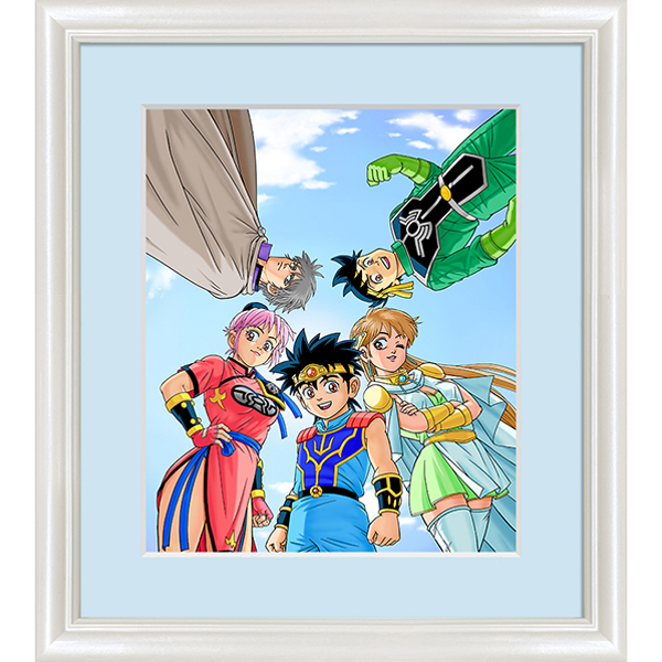ダイの大冒険】キャラファイングラフ 額装複製原画 2021年 Vジャンプ