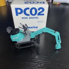 コマツ PC02 ミニショベル 1/21 パークグリーン 日本製 非売品 - メルカリ