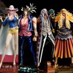 ワンピース ロックス海賊団 4人 フィギュア ガレージキット - メルカリ