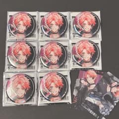 にじさんじ ぎゃうるふ 赤城ウェン うるふ 缶バッジ チェキ風カード