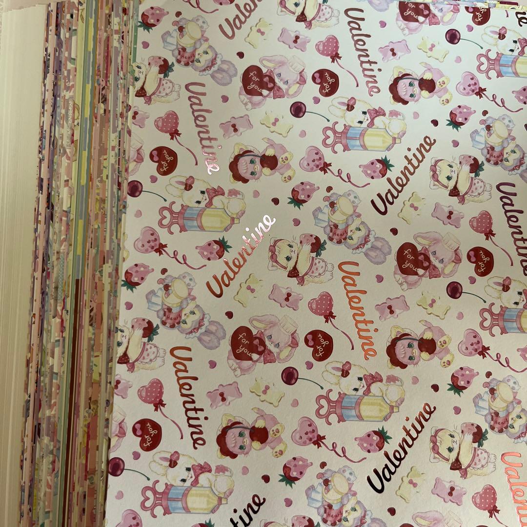 ayyjewel♡デザインペーパー80枚、コラージュシート20枚 - メルカリ