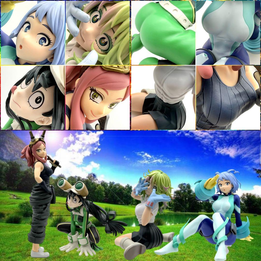 ヒロアカ グリグラ フィギュア 人気セット 波動ねじれ 発目明 蛙吹梅雨