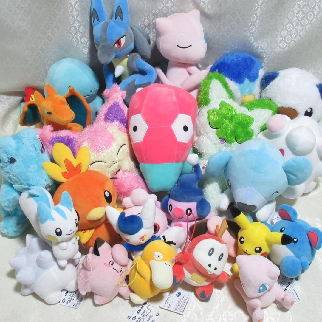 ポケモン【タグ付き】ぬいぐるみ　まとめ売り　25種 即完売した「ポケモンセンタートウホクリニューアル記念グッズ」が受注