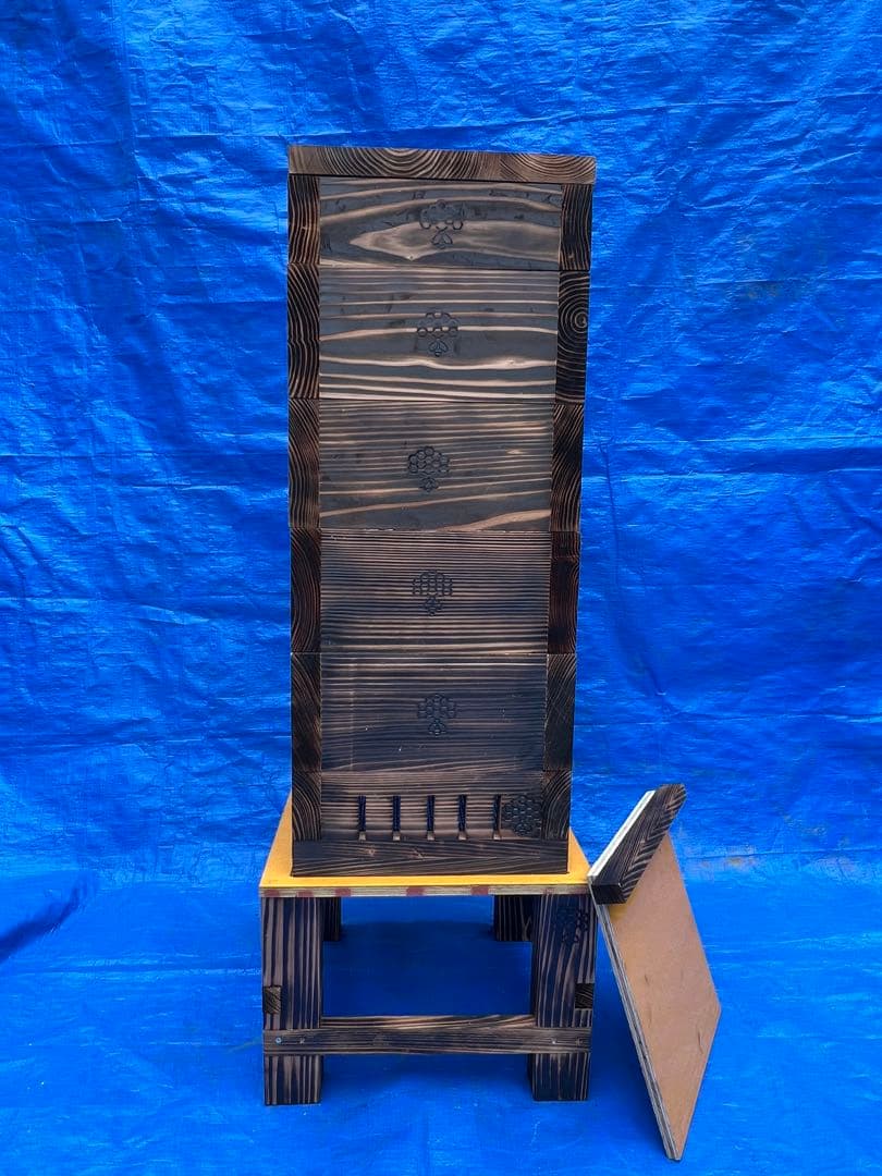 ニホンミツバチ 営巣用巣箱4段 板厚3cm 重箱式巣箱 - メルカリ