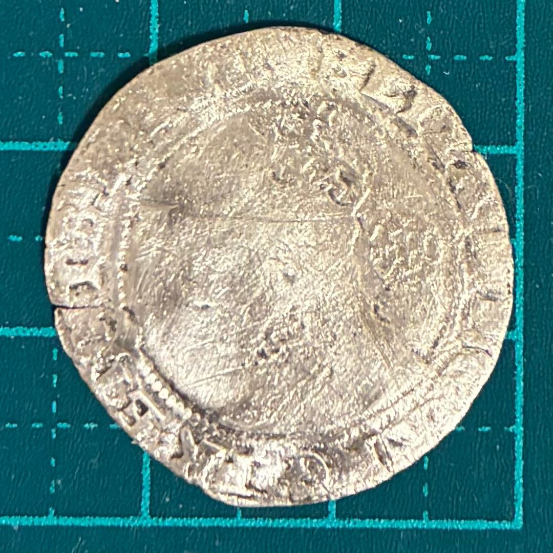 アンティークコイン エリザベス1世 1592年 6ペンス銀貨 - メルカリ