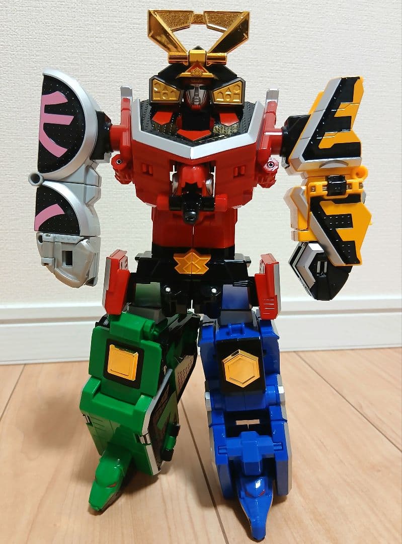 侍合体DXシンケンオー　侍戦隊シンケンジャー　合体変形ロボ　当時物　フィギュア