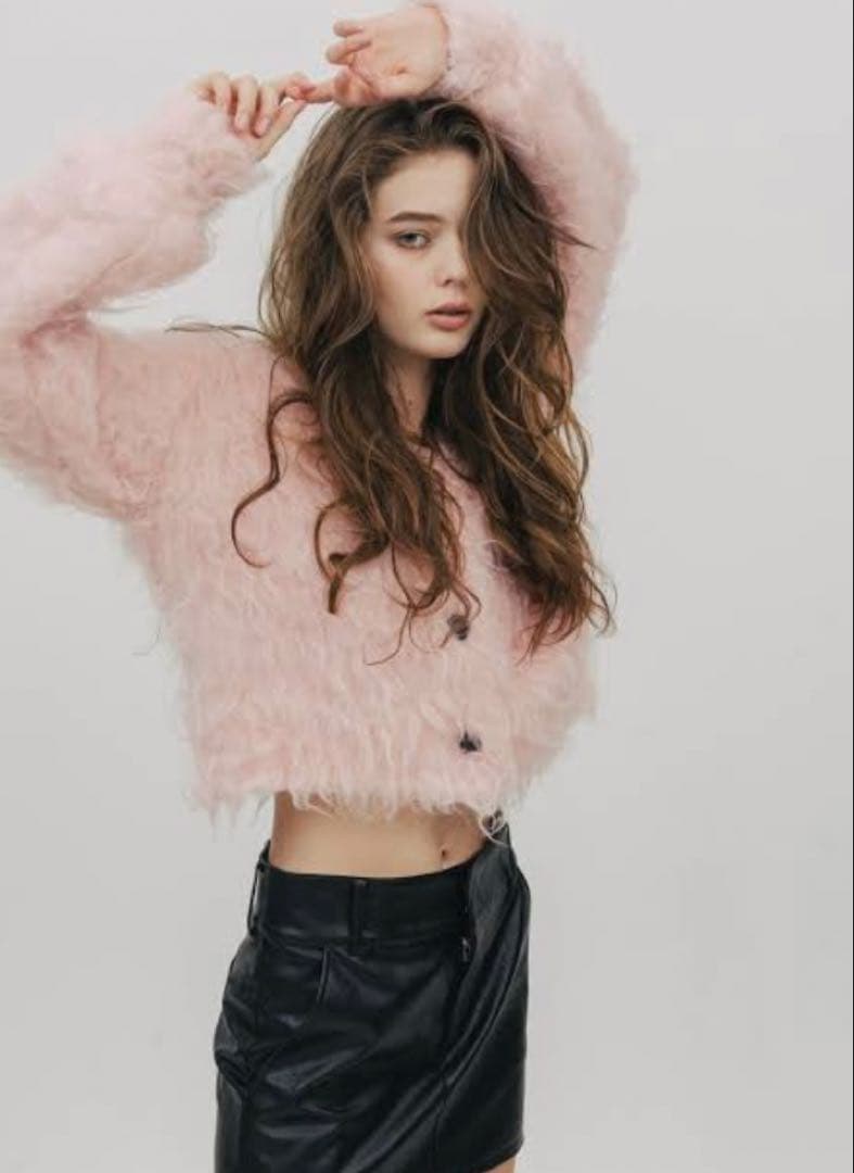 美品【THE TOE】Westminster Shaggy Cardigan