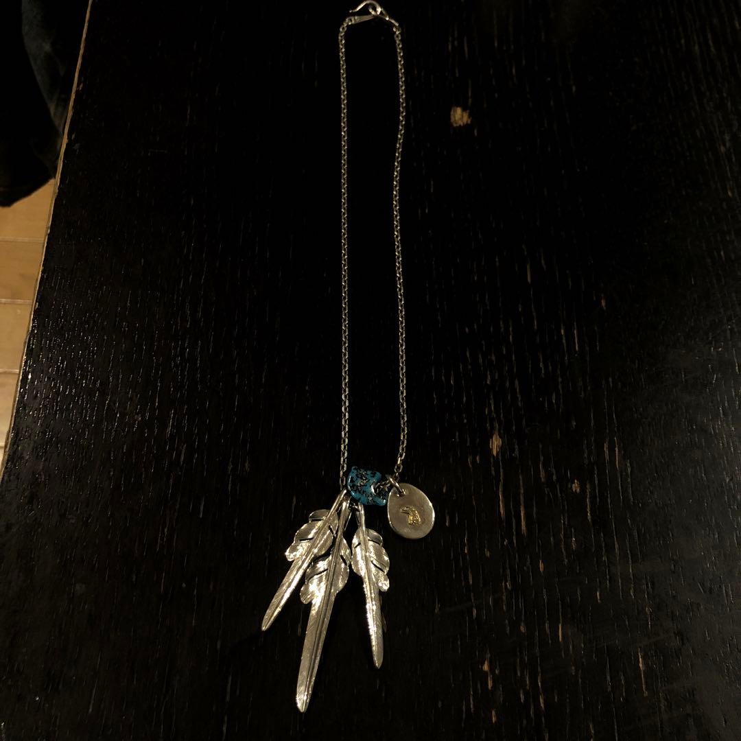 ラリースミス LARRY SMITH カゼキリ フェザー ネックレス