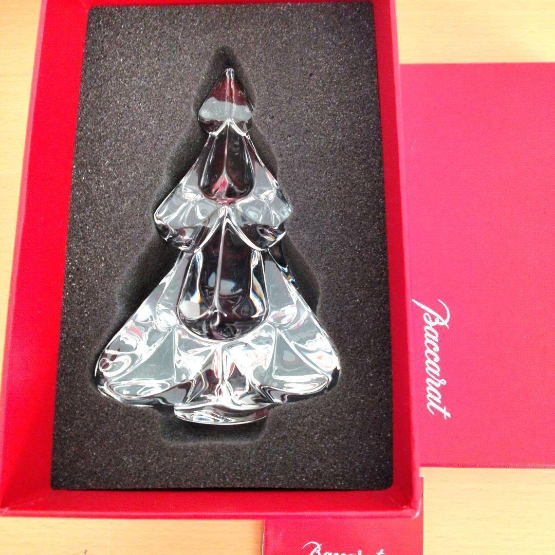 【新品】バカラ　クリスマスツリー　箱付き　ノエル 　オブジェ　置物 バカラ Baccarat クリスマスツリー 2024年新作 ルクソール S 13cm